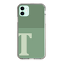 Slim Protection Case［ Original - initial two tone - T green ］
