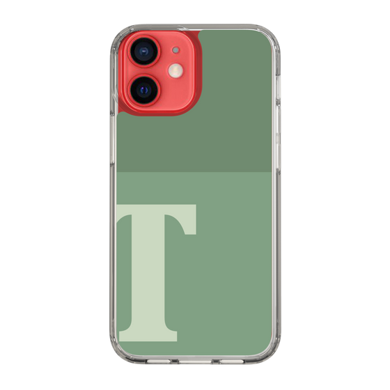 Slim Protection Case［ Original - initial two tone - T green ］