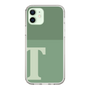Slim Protection Case［ Original - initial two tone - T green ］
