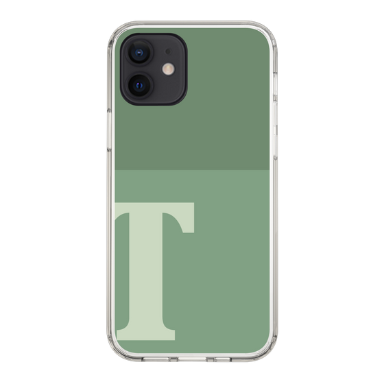 Slim Protection Case［ Original - initial two tone - T green ］
