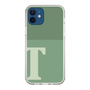 Slim Protection Case［ Original - initial two tone - T green ］