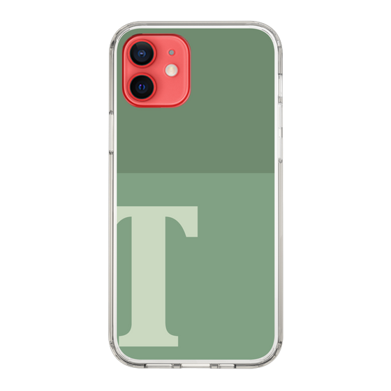 Slim Protection Case［ Original - initial two tone - T green ］
