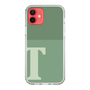 Slim Protection Case［ Original - initial two tone - T green ］
