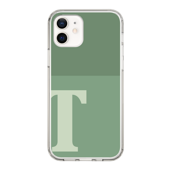 Slim Protection Case［ Original - initial two tone - T green ］
