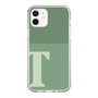 Slim Protection Case［ Original - initial two tone - T green ］