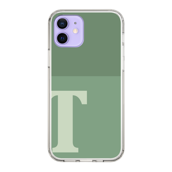 Slim Protection Case［ Original - initial two tone - T green ］