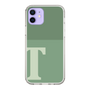 Slim Protection Case［ Original - initial two tone - T green ］