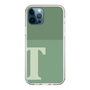 Slim Protection Case［ Original - initial two tone - T green ］