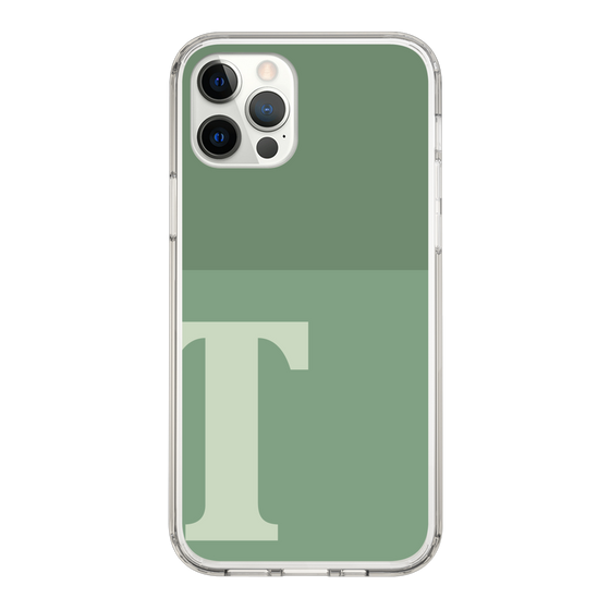 Slim Protection Case［ Original - initial two tone - T green ］