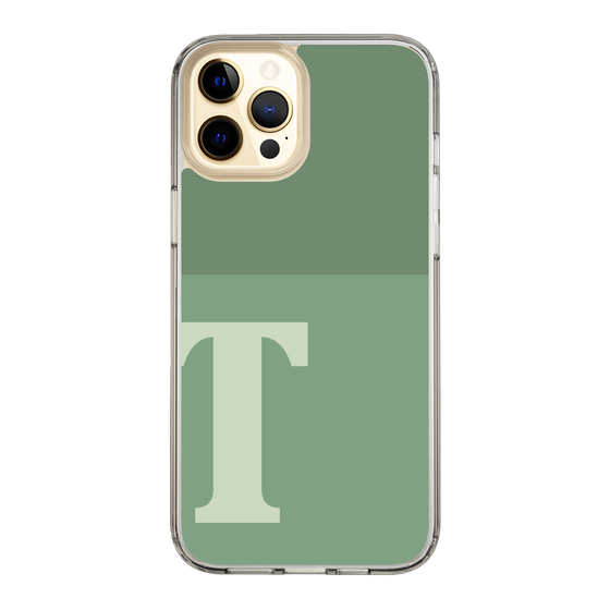 Slim Protection Case［ Original - initial two tone - T green ］