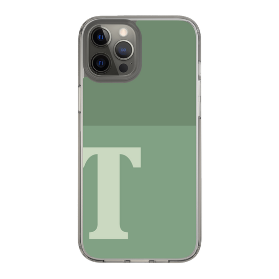 Slim Protection Case［ Original - initial two tone - T green ］
