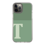 Slim Protection Case［ Original - initial two tone - T green ］