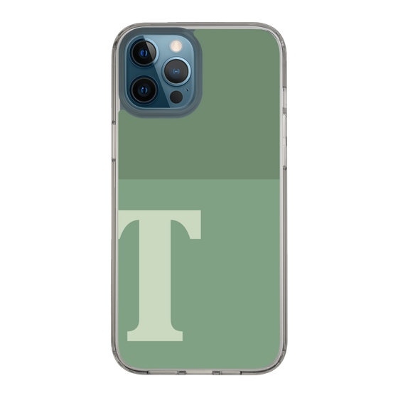 Slim Protection Case［ Original - initial two tone - T green ］