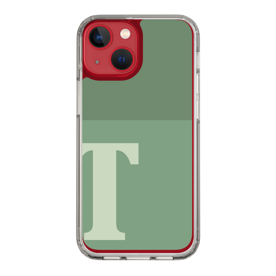Slim Protection Case［ Original - initial two tone - T green ］
