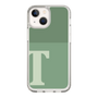 Slim Protection Case［ Original - initial two tone - T green ］