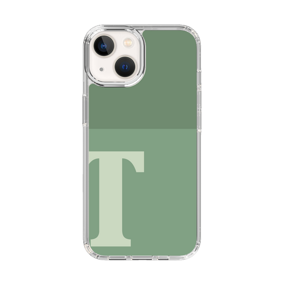 Slim Protection Case［ Original - initial two tone - T green ］
