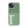 Slim Protection Case［ Original - initial two tone - T green ］