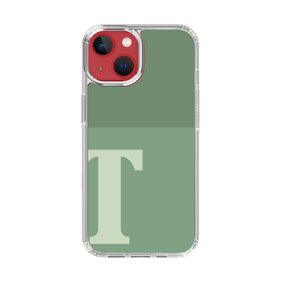 Slim Protection Case［ Original - initial two tone - T green ］