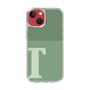 Slim Protection Case［ Original - initial two tone - T green ］