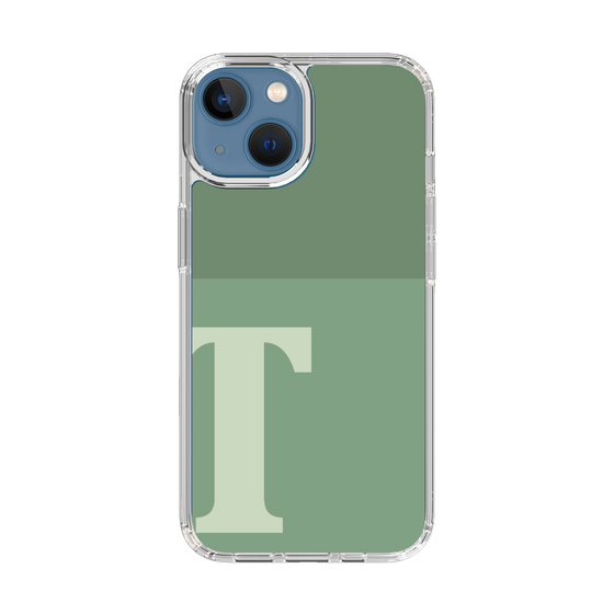 Slim Protection Case［ Original - initial two tone - T green ］