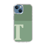 Slim Protection Case［ Original - initial two tone - T green ］