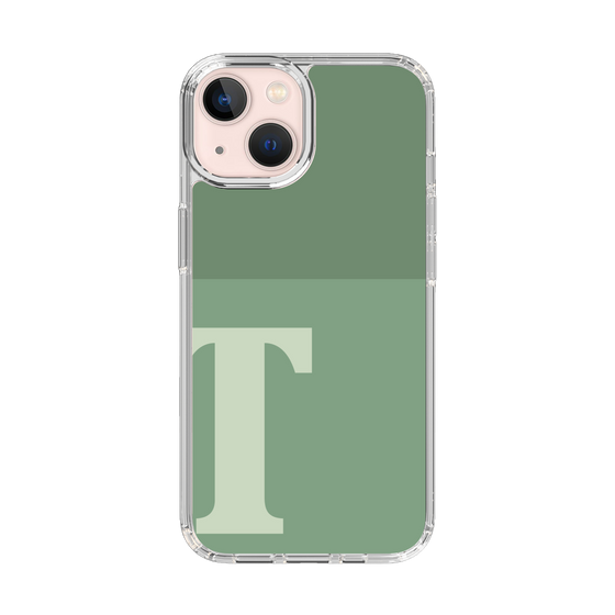 Slim Protection Case［ Original - initial two tone - T green ］