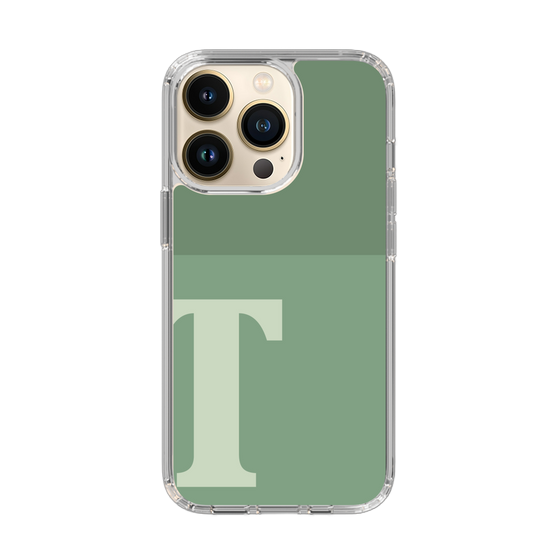 Slim Protection Case［ Original - initial two tone - T green ］