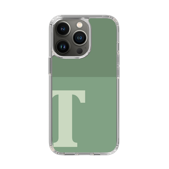 Slim Protection Case［ Original - initial two tone - T green ］