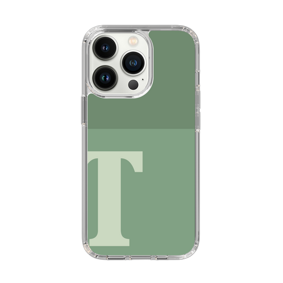 Slim Protection Case［ Original - initial two tone - T green ］