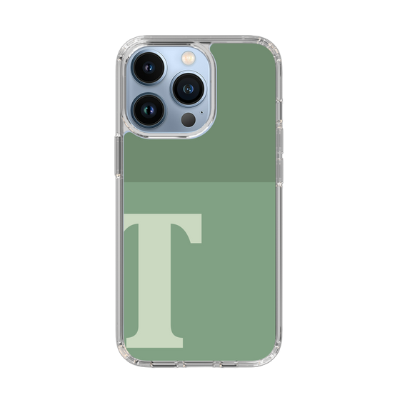 Slim Protection Case［ Original - initial two tone - T green ］