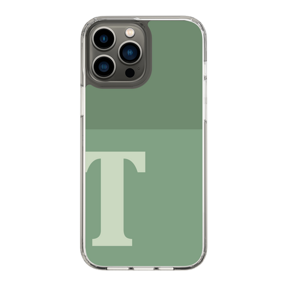 Slim Protection Case［ Original - initial two tone - T green ］