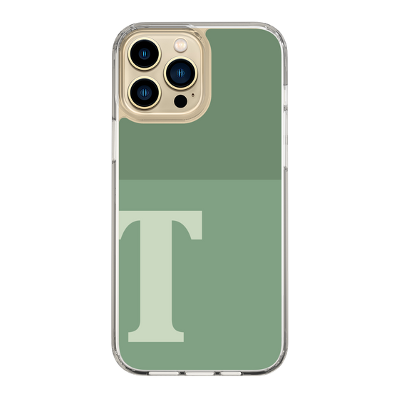 Slim Protection Case［ Original - initial two tone - T green ］