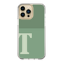 Slim Protection Case［ Original - initial two tone - T green ］