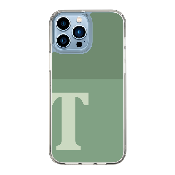 Slim Protection Case［ Original - initial two tone - T green ］