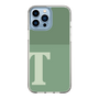 Slim Protection Case［ Original - initial two tone - T green ］