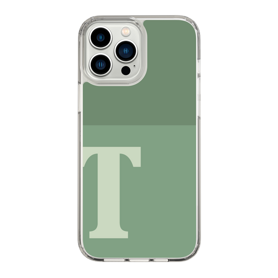 Slim Protection Case［ Original - initial two tone - T green ］