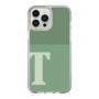 Slim Protection Case［ Original - initial two tone - T green ］