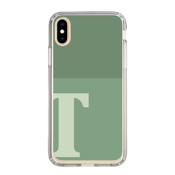 Slim Protection Case［ Original - initial two tone - T green ］