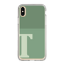 Slim Protection Case［ Original - initial two tone - T green ］