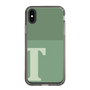 Slim Protection Case［ Original - initial two tone - T green ］