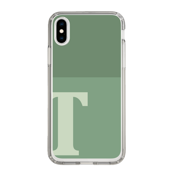 Slim Protection Case［ Original - initial two tone - T green ］