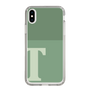 Slim Protection Case［ Original - initial two tone - T green ］
