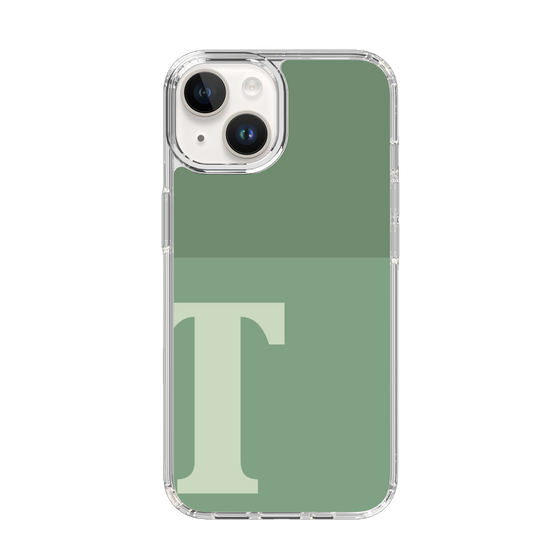 Slim Protection Case［ Original - initial two tone - T green ］