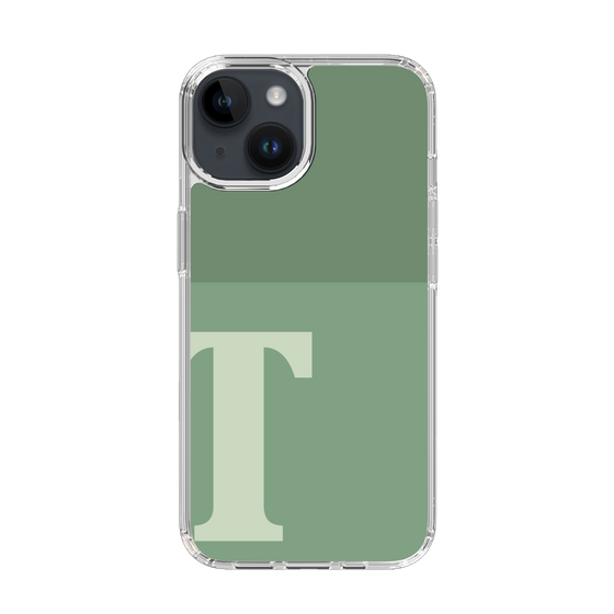 Slim Protection Case［ Original - initial two tone - T green ］