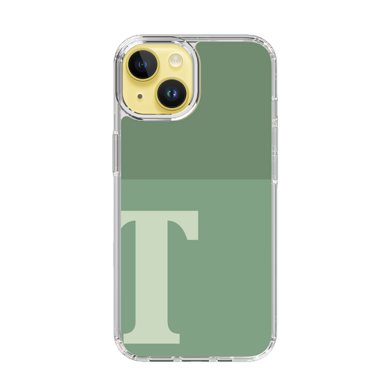 Slim Protection Case［ Original - initial two tone - T green ］