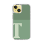 Slim Protection Case［ Original - initial two tone - T green ］