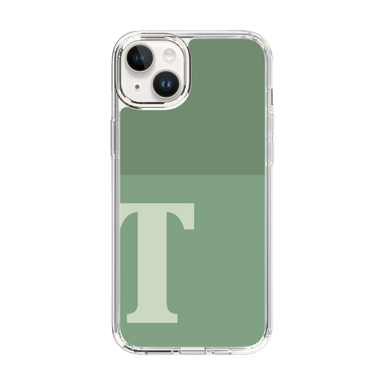 Slim Protection Case［ Original - initial two tone - T green ］