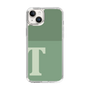 Slim Protection Case［ Original - initial two tone - T green ］
