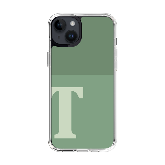 Slim Protection Case［ Original - initial two tone - T green ］