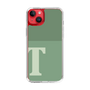 Slim Protection Case［ Original - initial two tone - T green ］